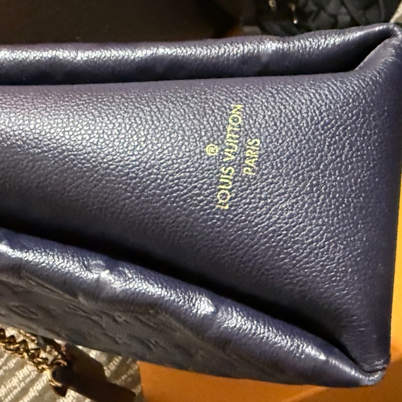 Authentic Louis Vitton Empriente navy blue tote - Picture 5 of 6